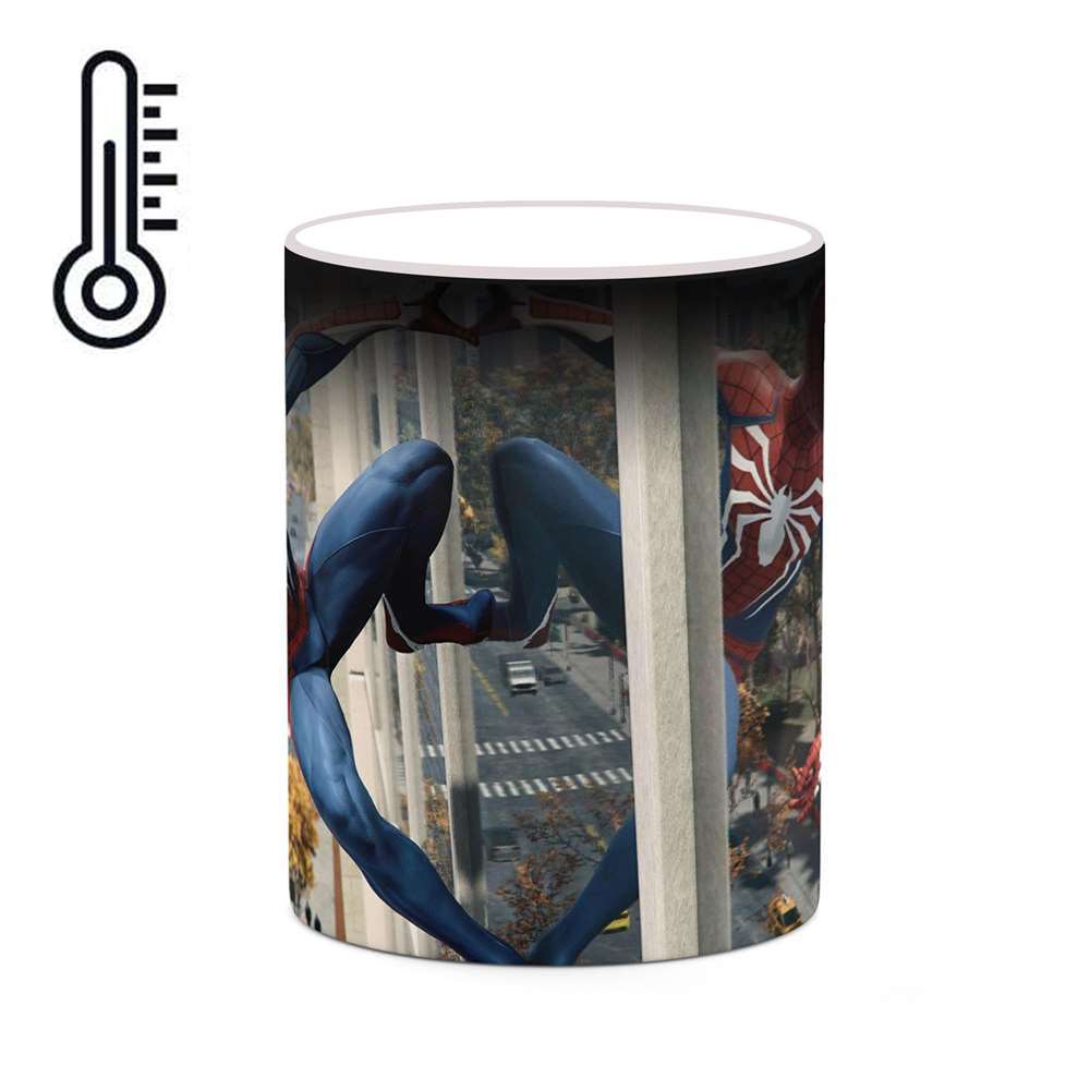 ماگ حرارتی کاکتی طرح کارتون Spider Man مدل mgh23216