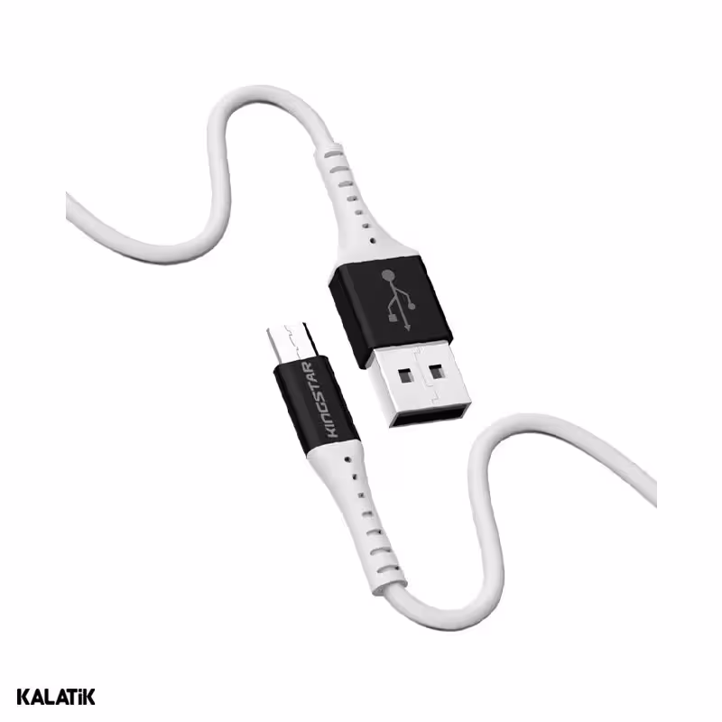 کابل تبدیل USB Type-A به Micro USB کینگ استار مدل K65A به طول 1.1 متر
