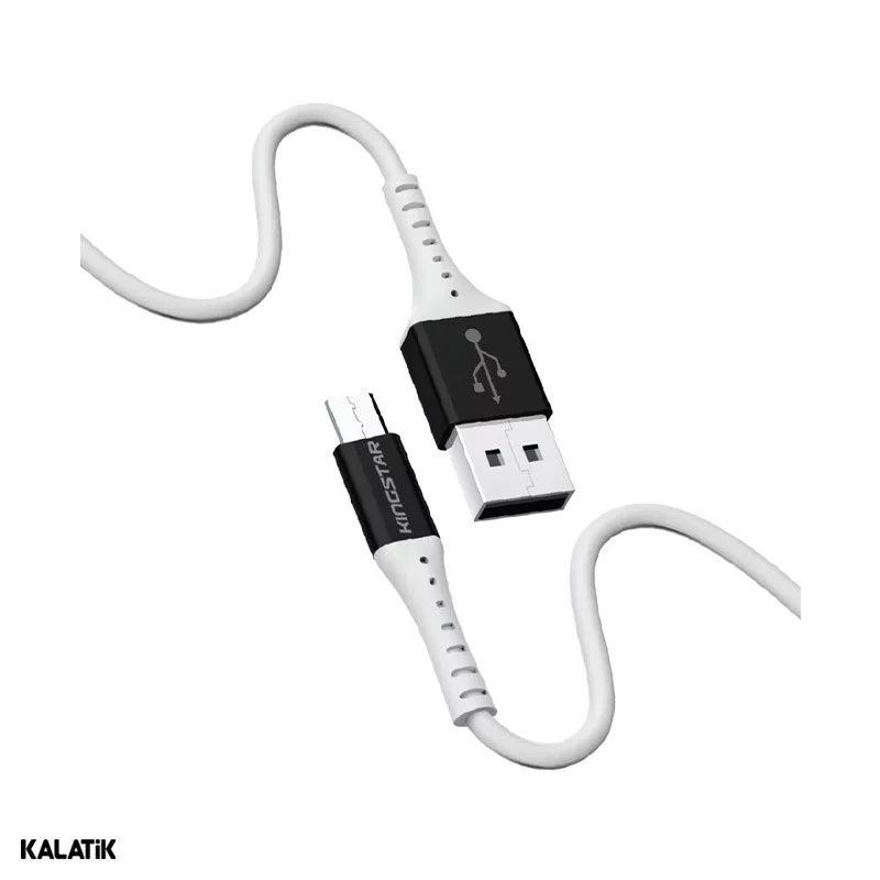 کابل تبدیل USB Type-A به Micro USB کینگ استار مدل K65A به طول 1.1 متر