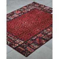 کلاژ فرش دستبافت سه متری امیرخیز مدل تکه دوزی کد 110044