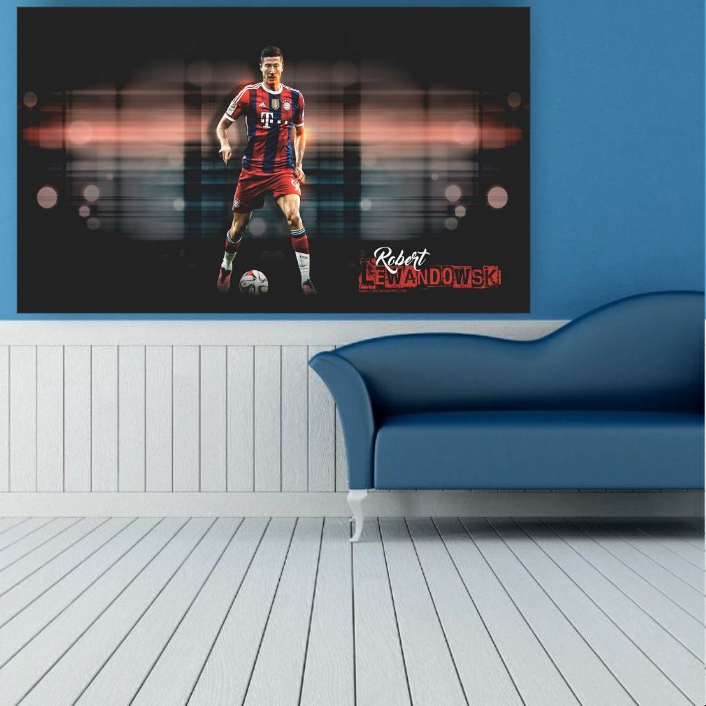 تابلو بوم طرح رابرت لواندوفسکی مدل SDB2833