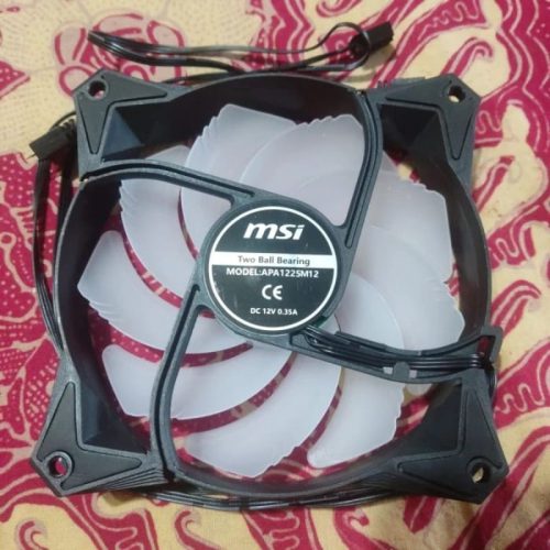 فن کیس RGB ام اس آی (MSI) APA1225M12 (استوک)پک 3 عددی