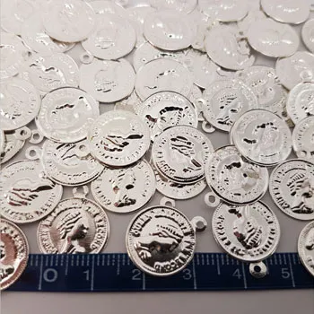 سکه یک طرفه نقره ای ریز