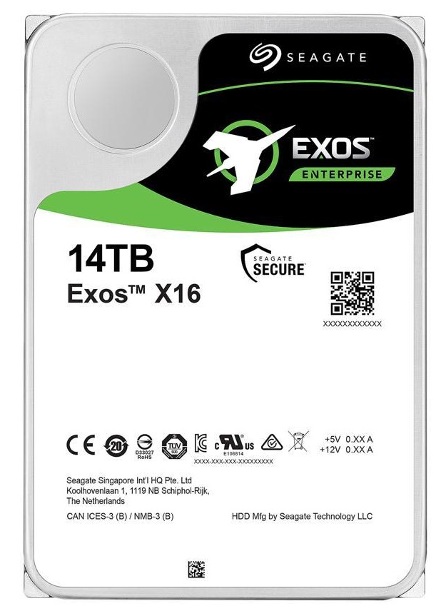 هارد اینترنال سیگیت مدل ST14000NM001G Exos X16 با ظرفیت 14 ترابایت