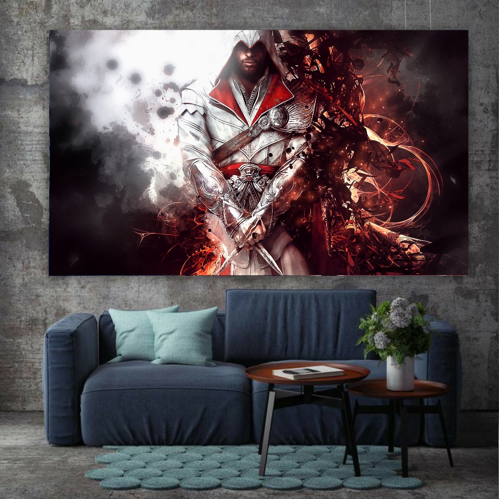 تابلو بوم طرح گیم اساسینس مدل SDB3136