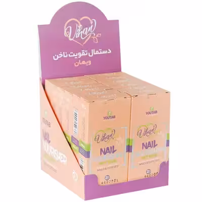 پد تقویت کننده ناخن ویهان مدل Nourisher مجموعه 12 عددی