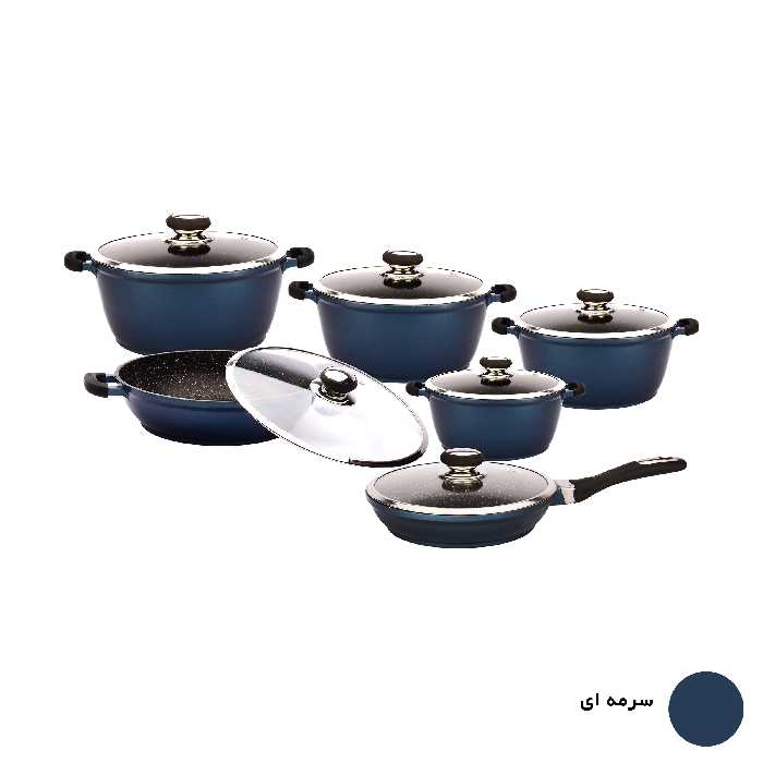 سرویس پخت و پز 12 پارچه زرساب مدل گریپ