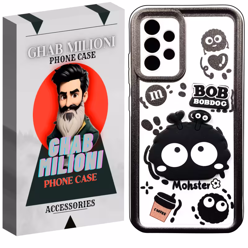 کاور گوشی سامسونگ Galaxy A32 قاب میلیونی مدل BOBDOGS-MW به همراه بند آویز