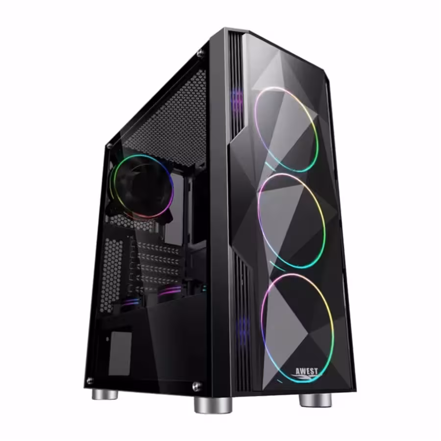 کیس اسمبل شده اوست مدل GT-AV02-BG-Core i3 12100F/RTX 3050 Twin Edge OC/16GB/512GB SSD