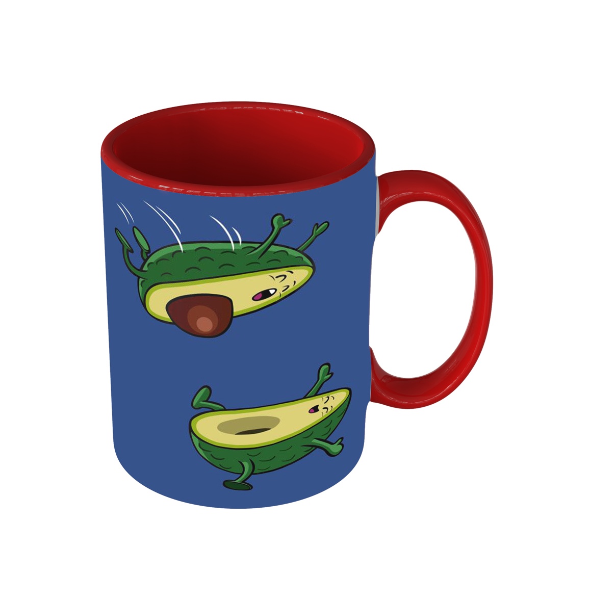 ماگ طرح گرافیکی آواکادو میوه 