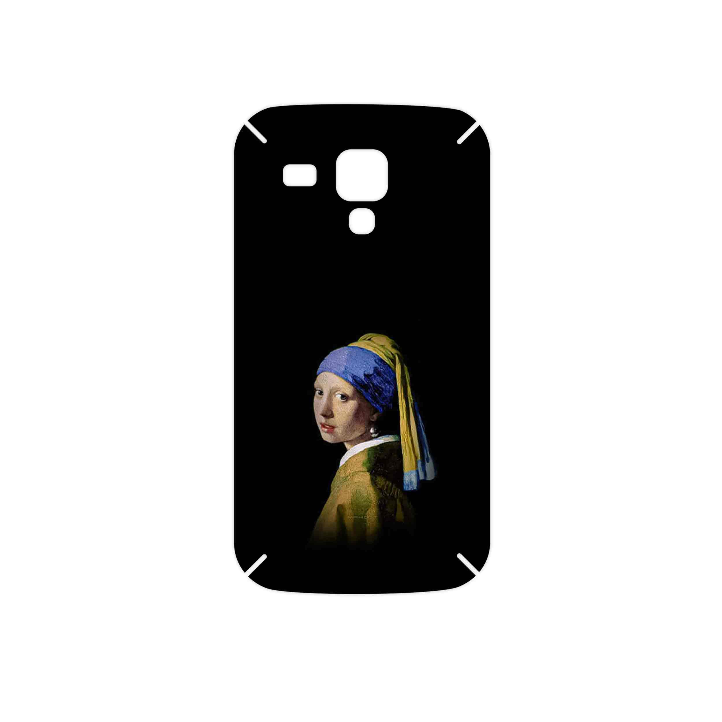 برچسب پوششی ماهوت مدل Girl with a Pearl Earring of Vermeer مناسب برای گوشی موبایل سامسونگ Galaxy S Duos GT S7562