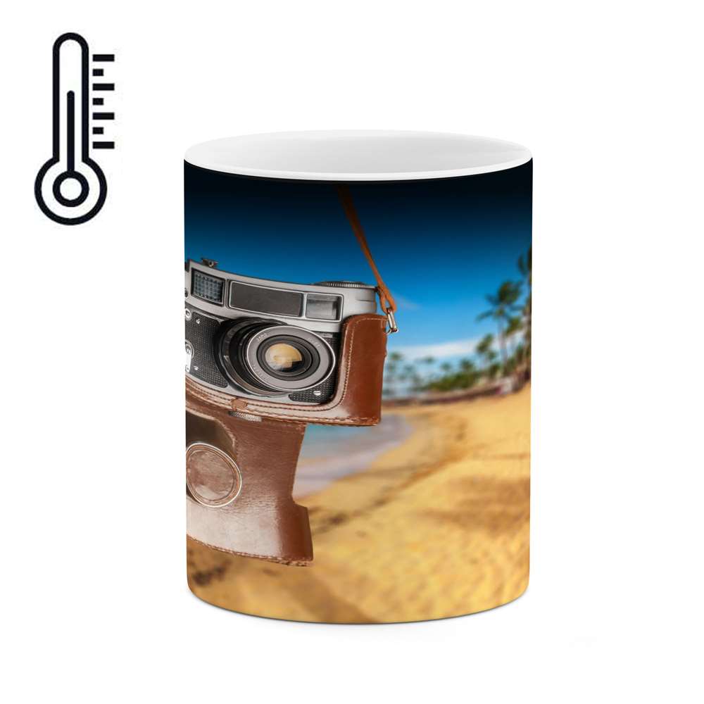 ماگ حرارتی کاکتی طرح دوربین عکاسی مدل mgh17008