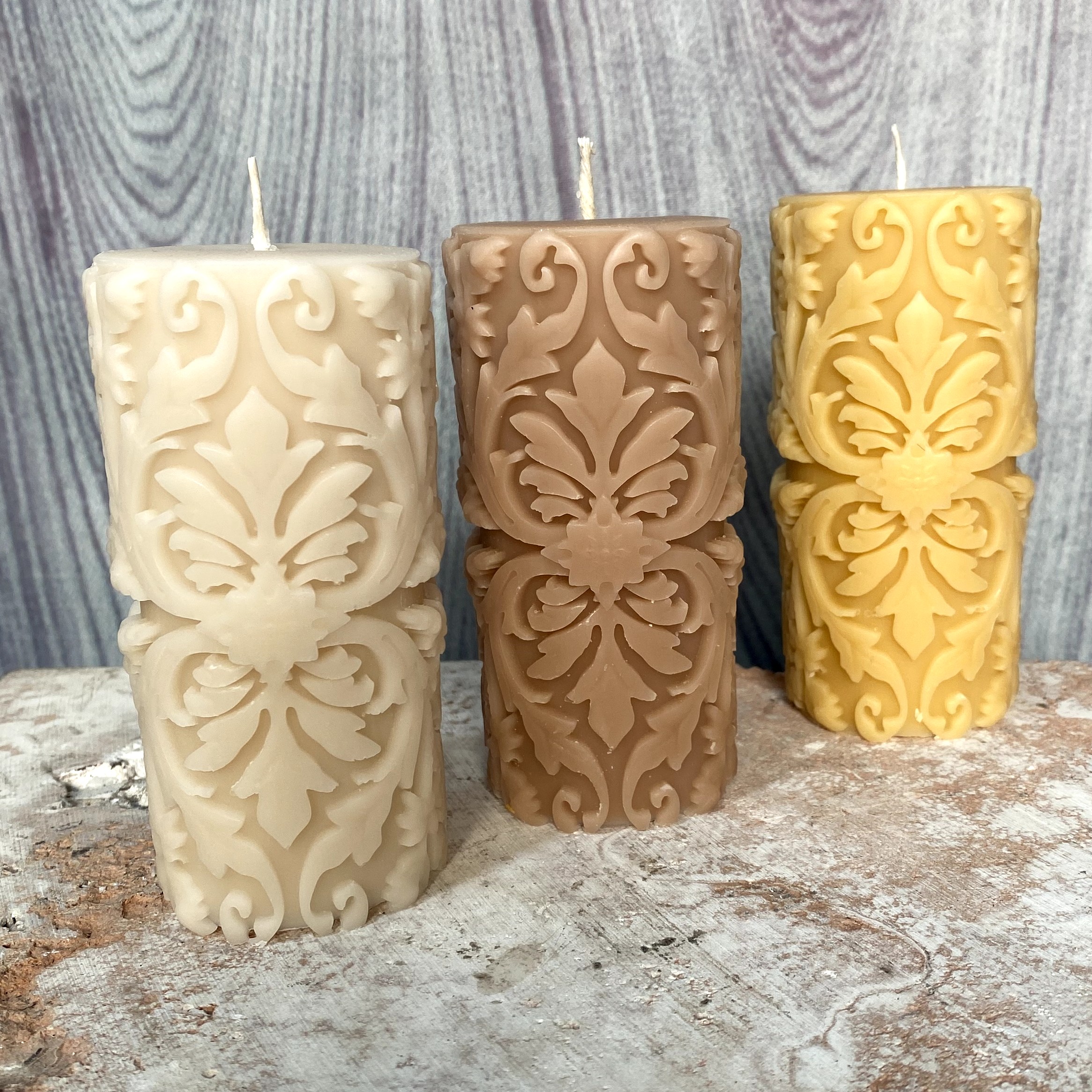 شمع استوانه منبت 