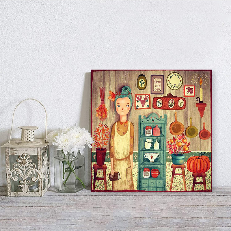 تابلو شاسی صبا طرح مدل خانه فانتزی کد M179 | دنیای قاب