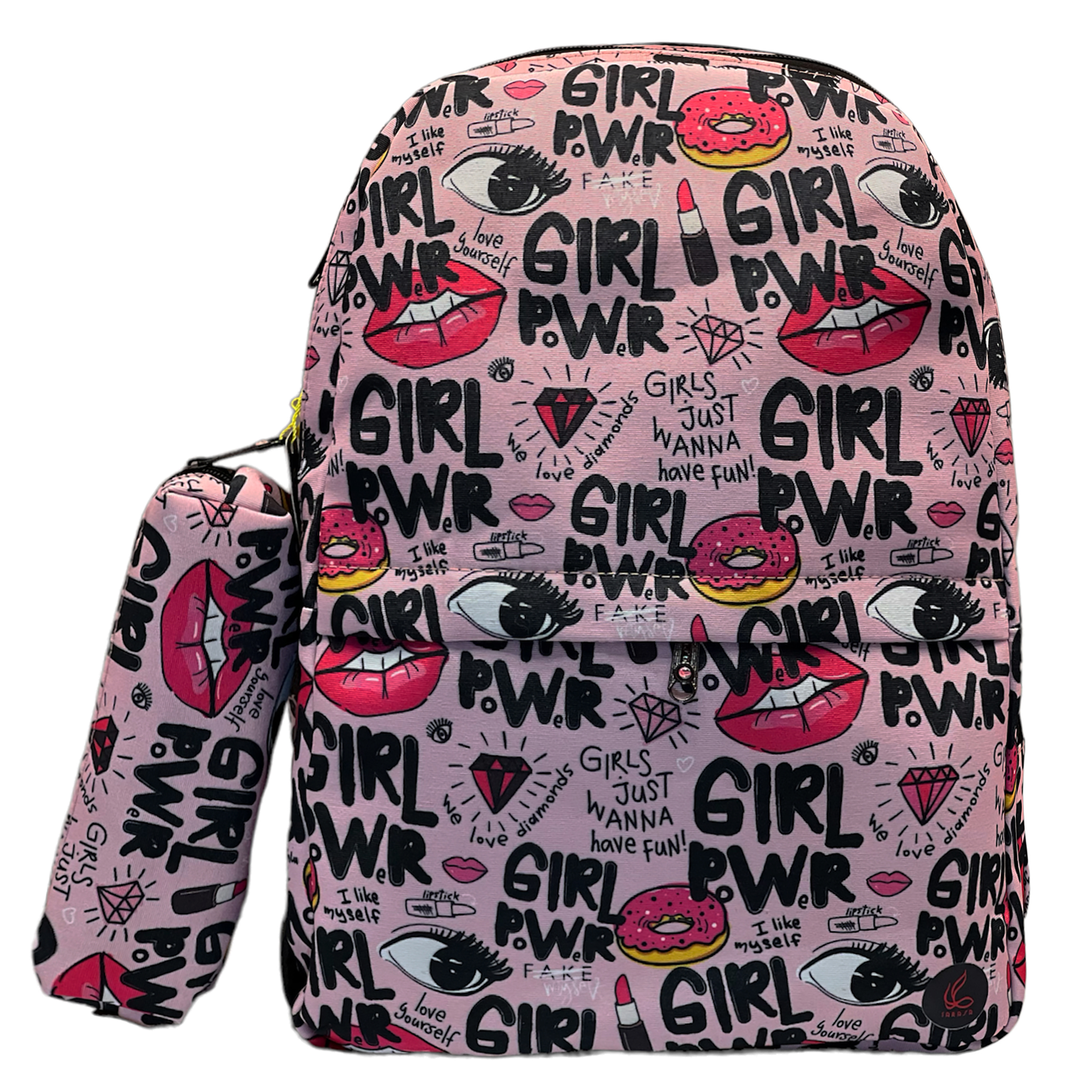 کوله پشتی ساراسا طرح دختر مدل Power Girl 01 به همراه جامدادی