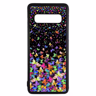 کاور طرح پروانه ها کد 1146 مناسب برای گوشی موبایل سامسونگ galaxy s10 plus