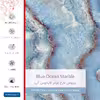 برچسب پوششی ماهوت مدل Blue Ocean Marble مناسب برای تبلت وریکو Unipad