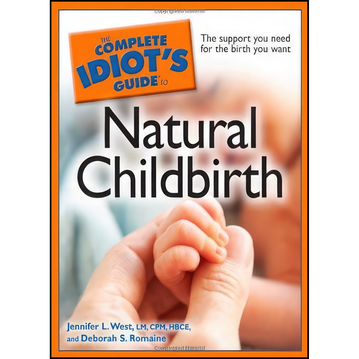 کتاب زبان اصلی The Complete Idiots Guide to Natural Childbirth