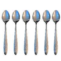 قاشق چای خوری مدل mhdn بسته 6 عددی