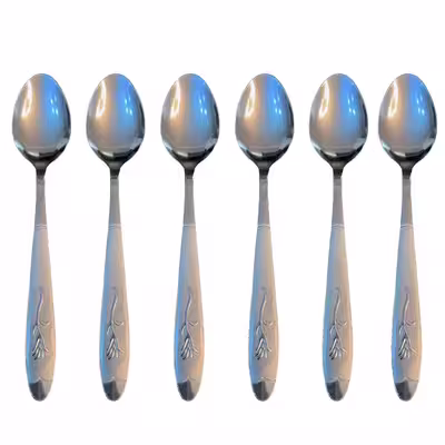 قاشق چای خوری مدل mhdn بسته 6 عددی