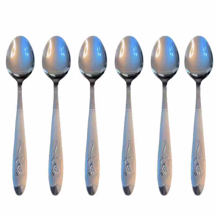 قاشق چای خوری مدل mhdn بسته 6 عددی