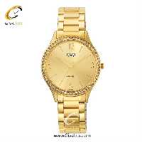 ساعت مچی اورجینال کیو اند کیو زنانه طلایی | طلایی | طلایی | کد رفرنس Q75B008PY