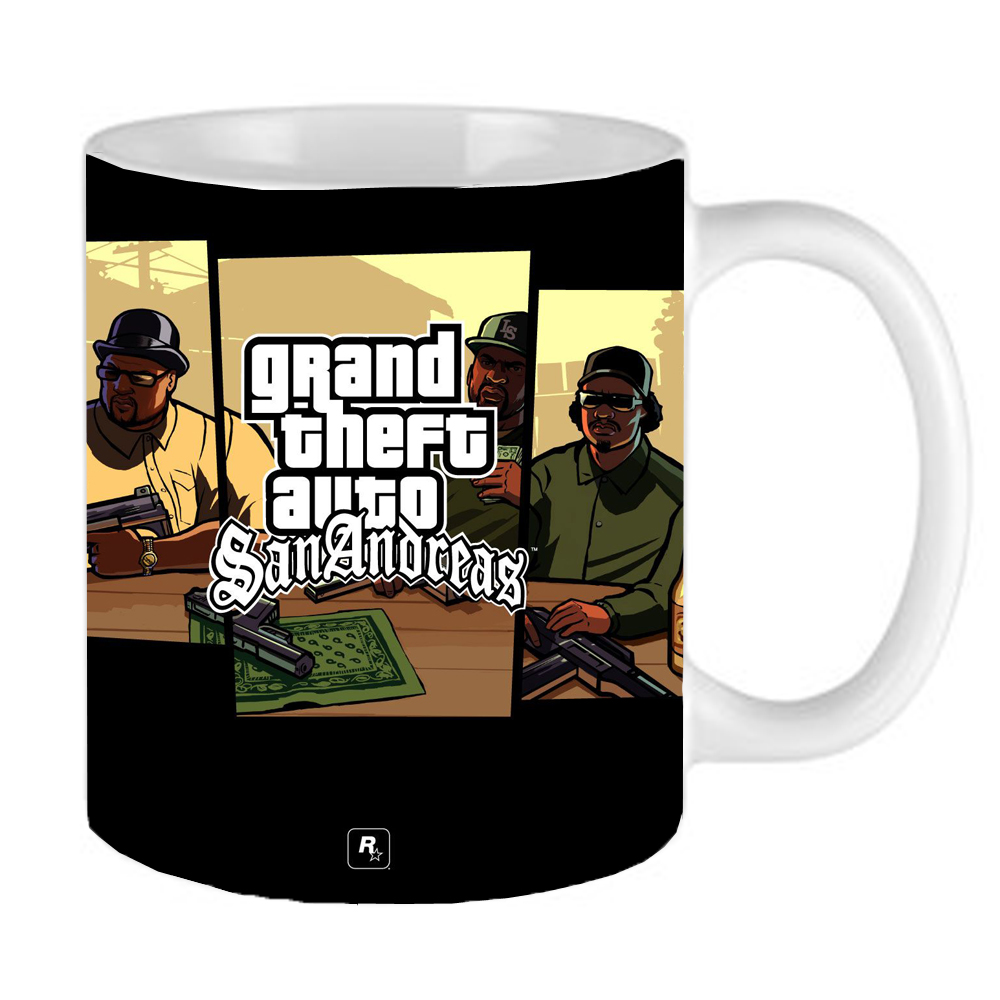 ماگ طرح جی تی ای مدل GTA 12