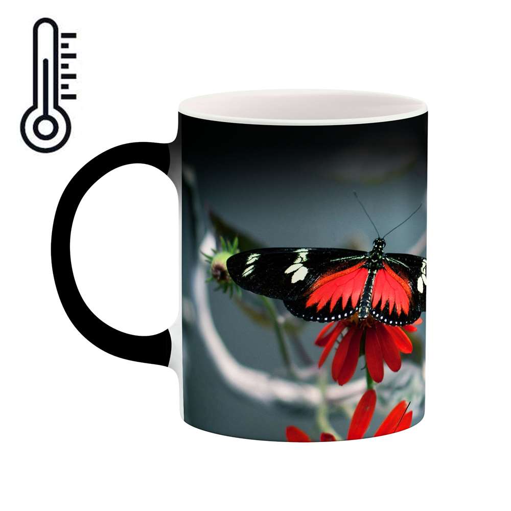 ماگ حرارتی طرح پروانه مدل mgh12047