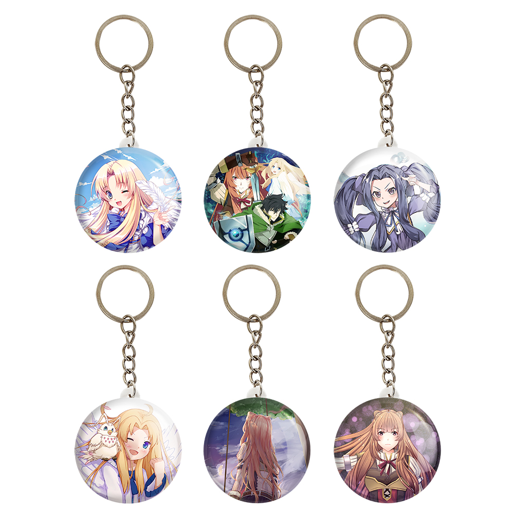 جاکلیدی خندالو مدل انیمه ظهور قهرمان سپر کد 830B مجموعه 6 عددی