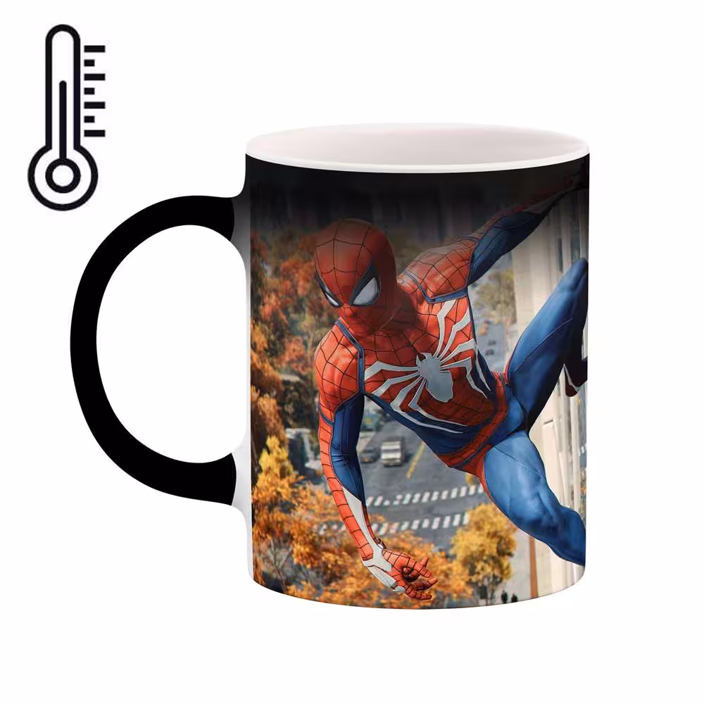 ماگ حرارتی طرح مرد عنکبوتی Spider man  مدل mgph15786