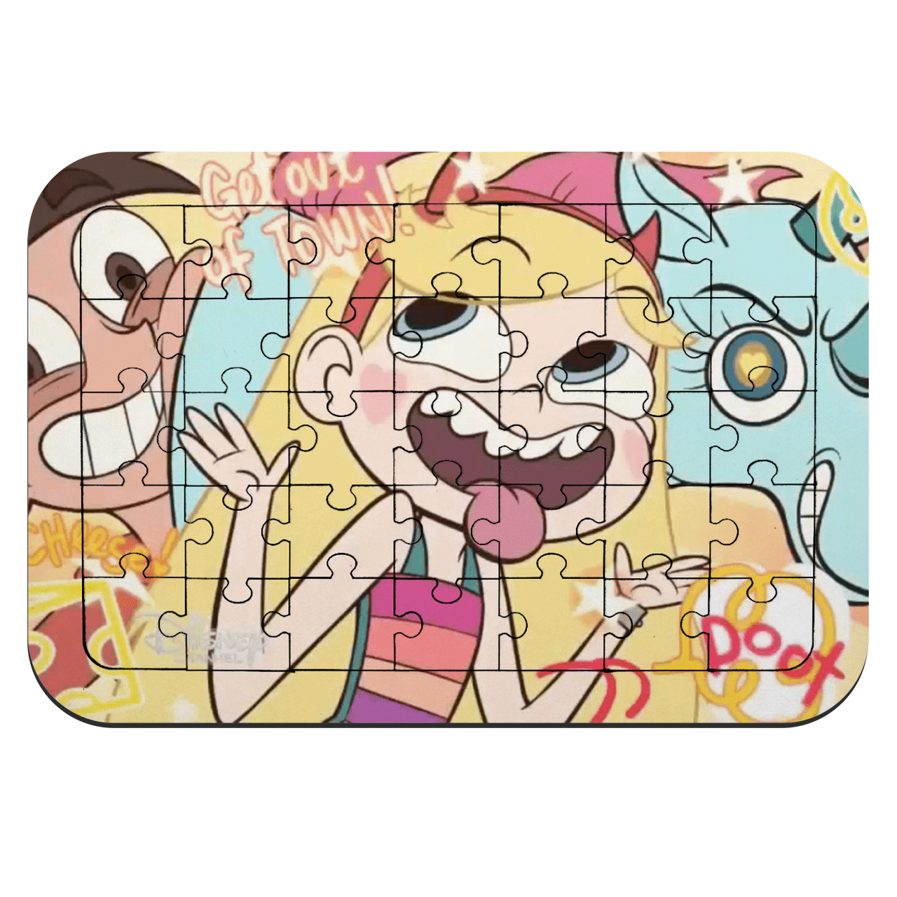 پازل 35 تکه طرح استار علیه نیروهای شیطانی مدل NI655