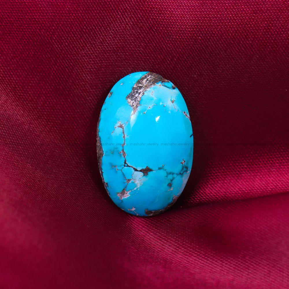 نگین فیروزه شجری کد 11974 - جواهری مشاهیر