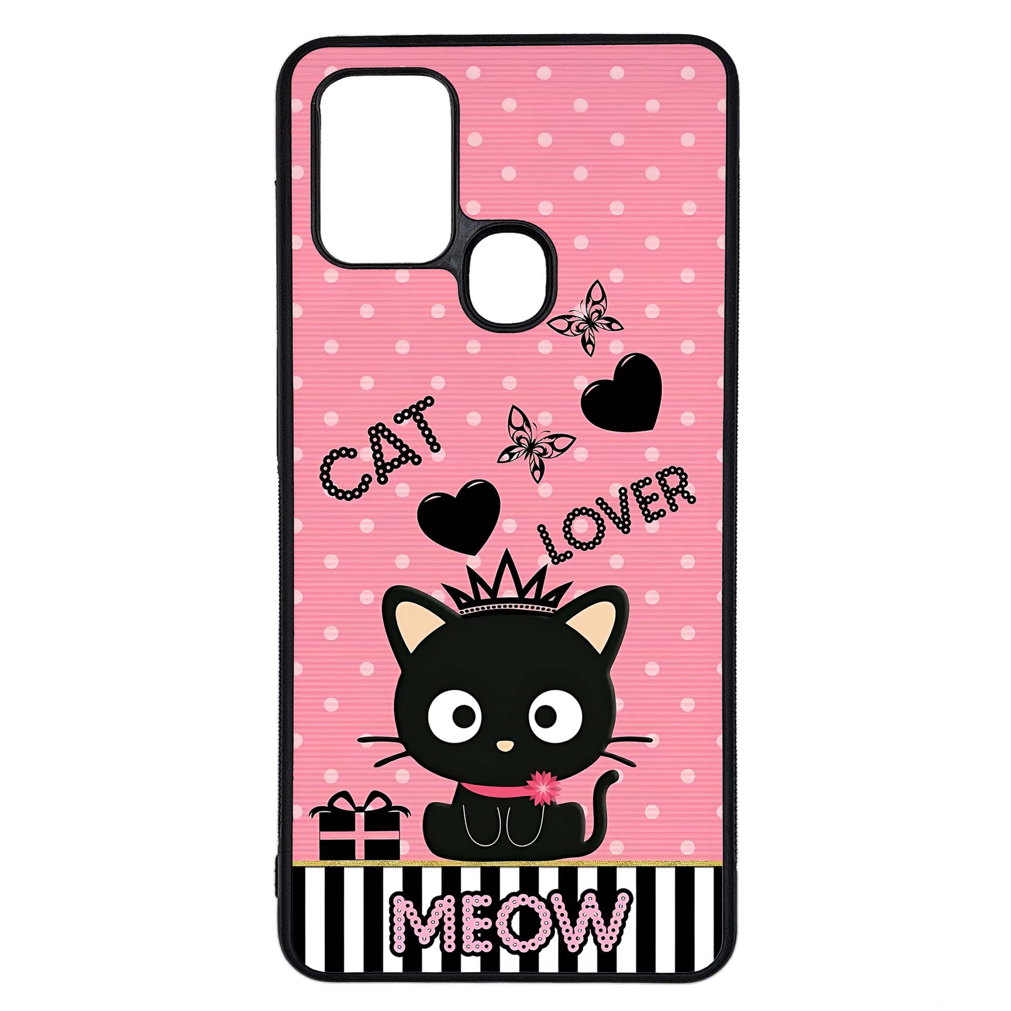 کاور طرح بچه گربه کد G-155 مناسب برای گوشی موبایل سامسونگ Galaxy A21s | دیجی قاب دونی
