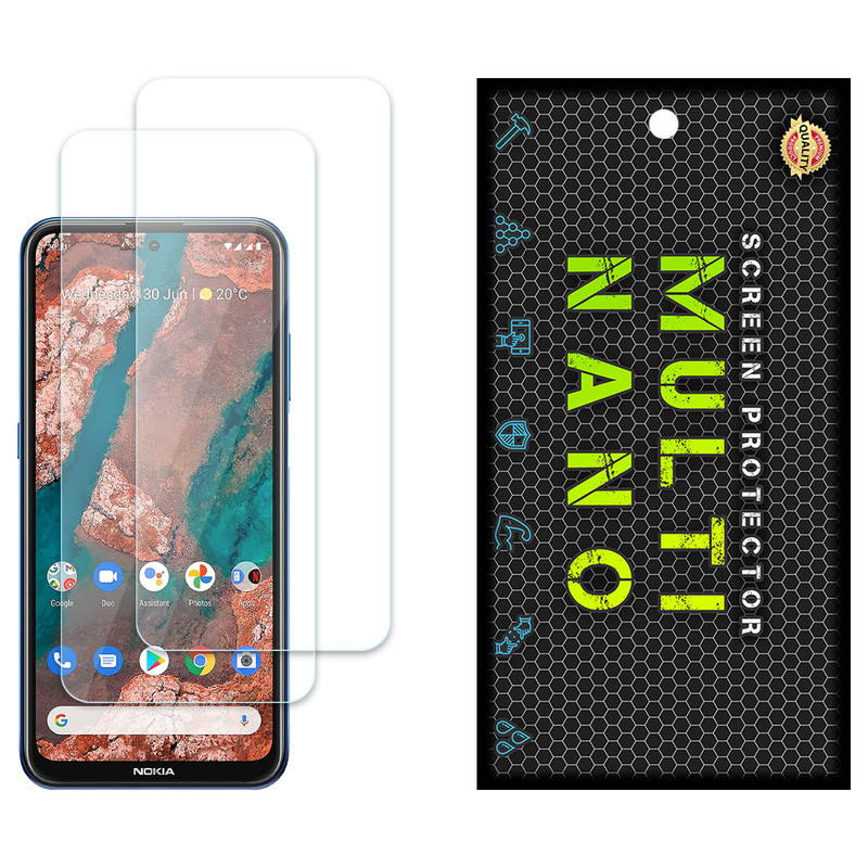 محافظ صفحه نمایش مولتی نانو مدل X-S2N مناسب برای گوشی موبایل نوکیا X20 بسته دو عددی | کالا برتری