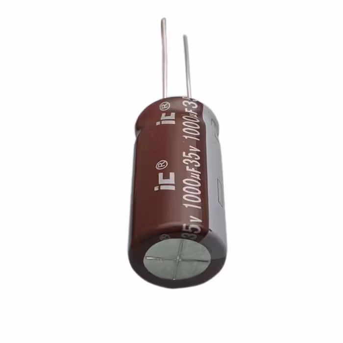 خازن الکترولیت 1000 میکروفاراد مدل IC-1000µF35V بسته 7 عددی