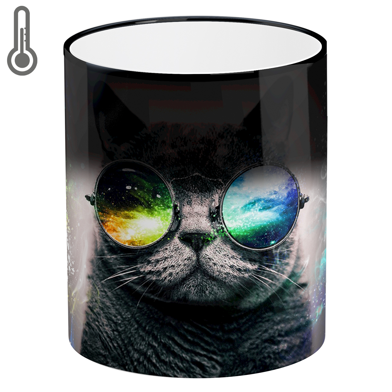 ماگ حرارتی لومانا طرح گربه کد MAG1606