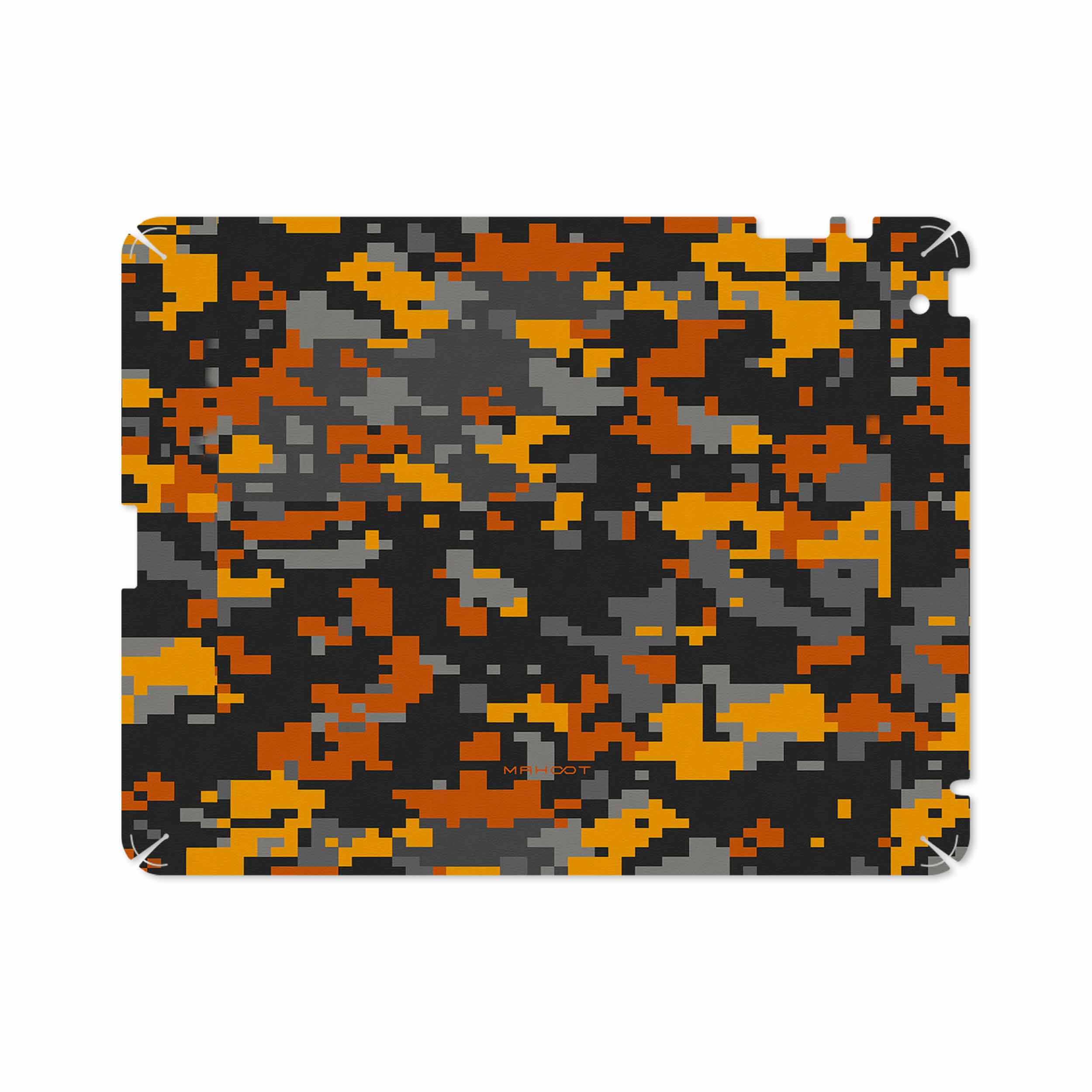 برچسب پوششی ماهوت مدل Army-Autumn-pixel مناسب برای تبلت اپل iPad 2 2011 A1395