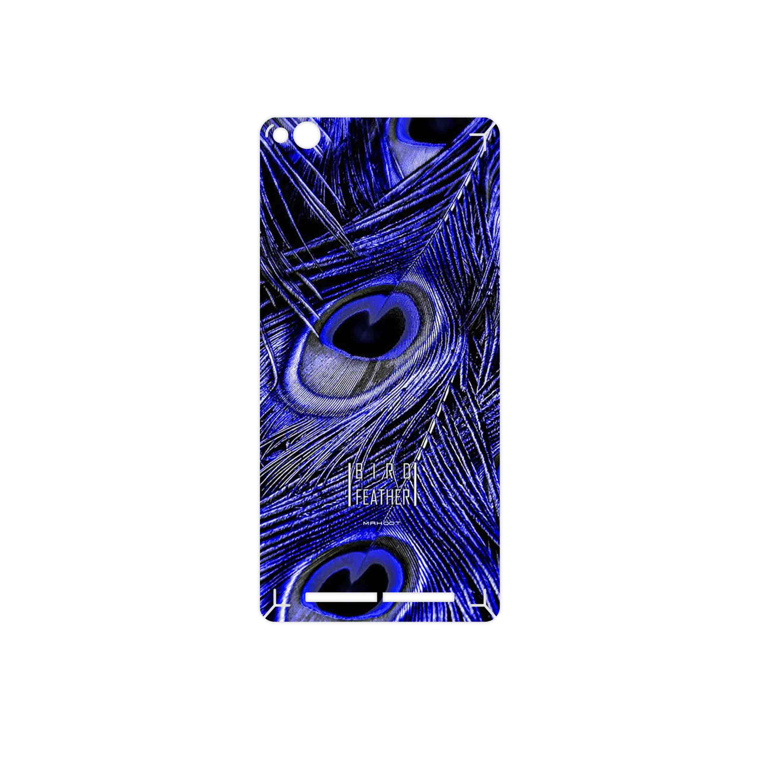 برچسب پوششی ماهوت مدل Purple Feather مناسب برای گوشی موبایل شیائومی Redmi 3