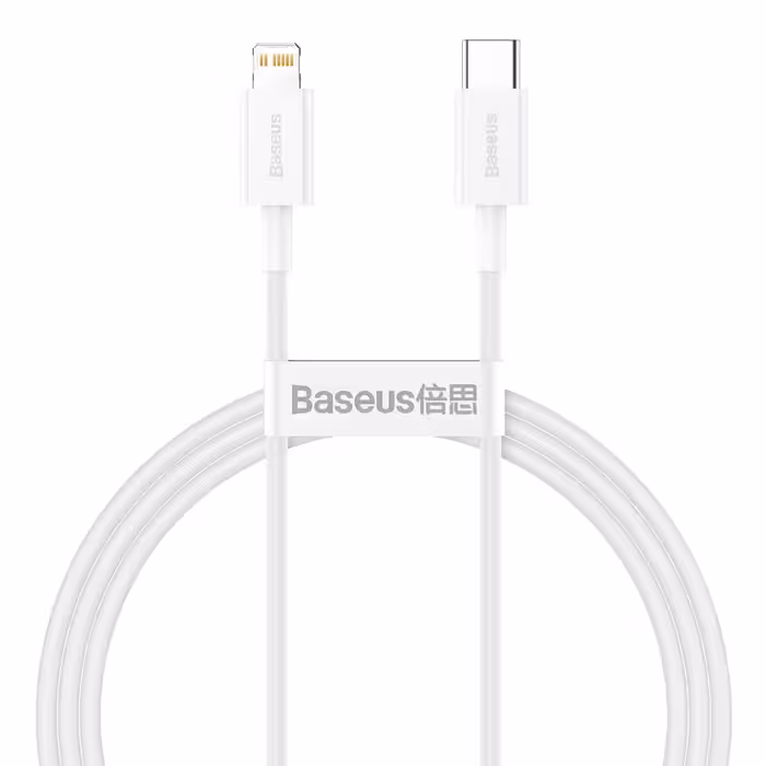 کابل تبدیل USB-C به لایتنینگ باسئوس مدل SUPERIOR طول 1 متر