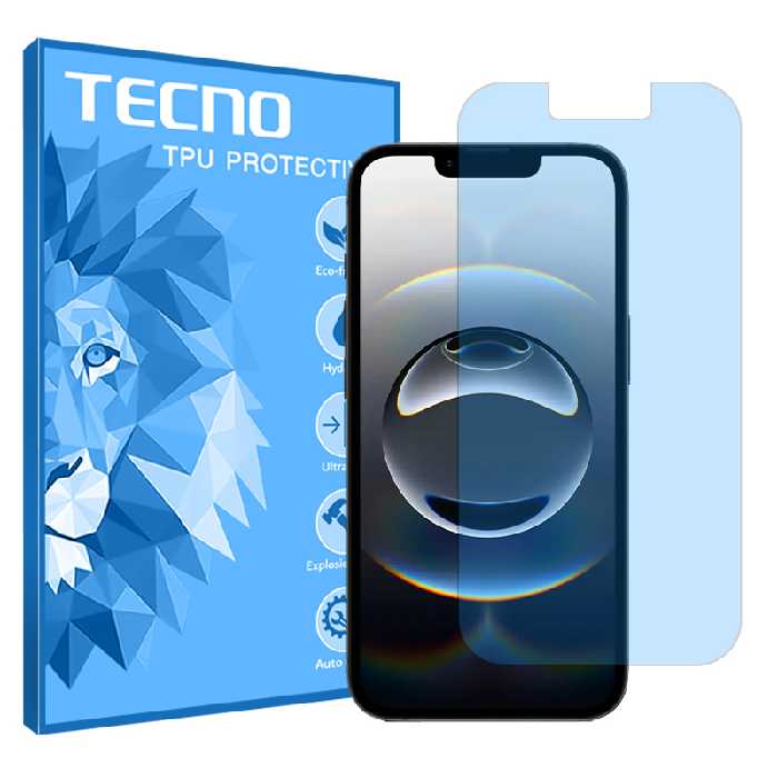 گلس اپل iPhone 16e مدل هیدروژلی آنتی بلو برند تکنو کد S