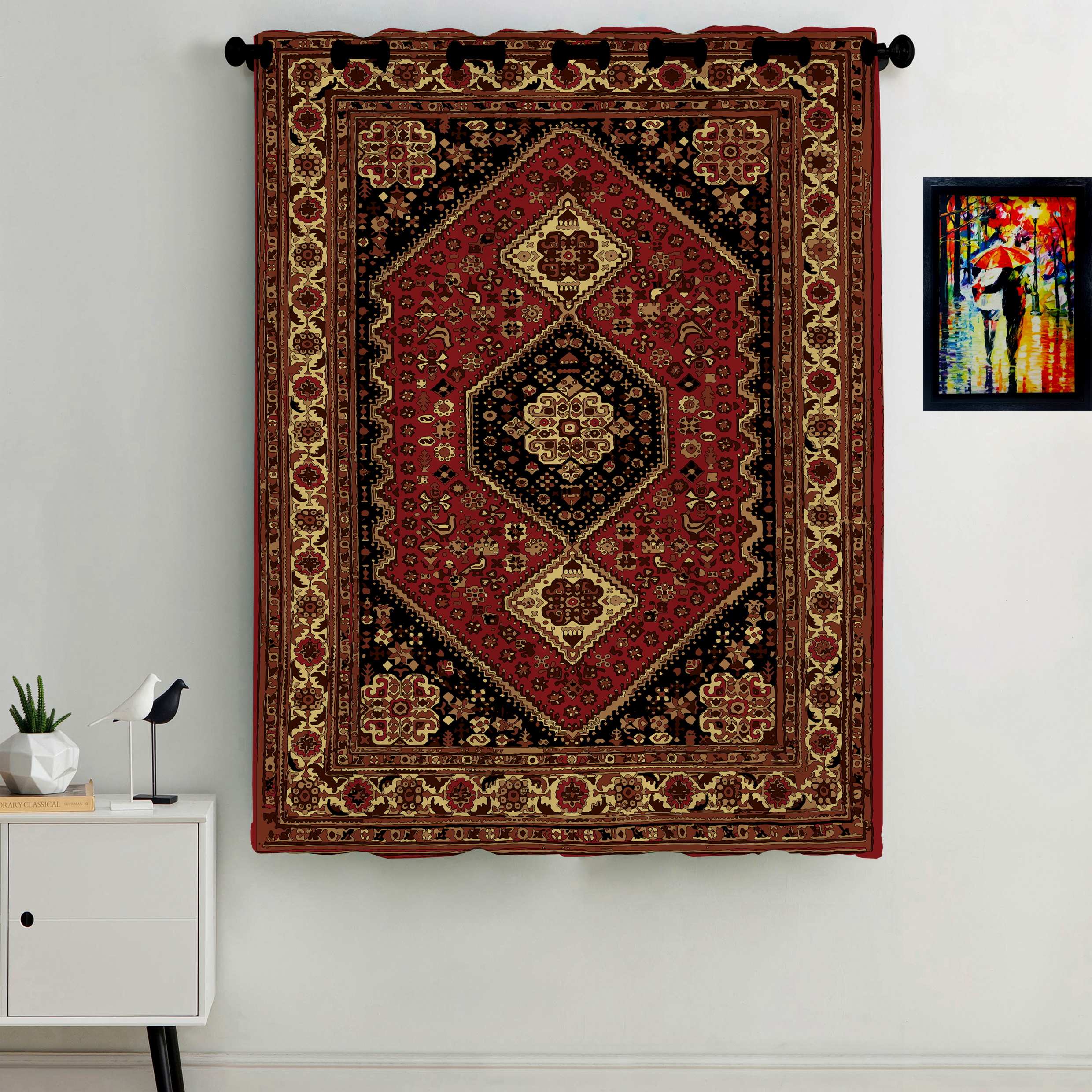 پرده مدل C2-50456 سایز 140×190 سانتی متر