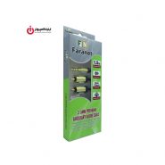 تبدیل صدا 3.5 میلیمتری استریو به دو فیش RCA فرانت FN-A2C15 متراژ 1.5