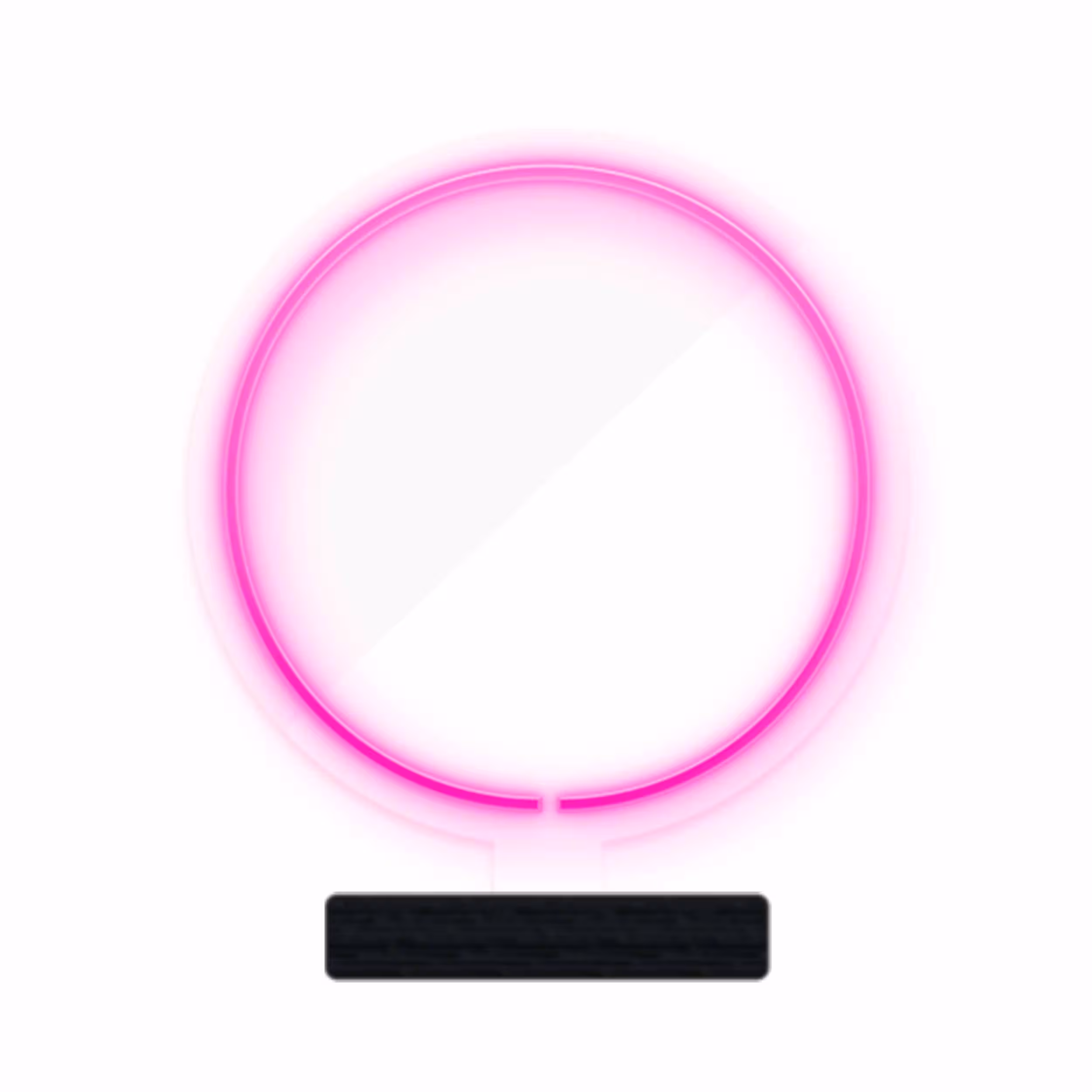 چراغ رومیزی ریموت دار مدل CIRCLE-GL_PN-GLASS
