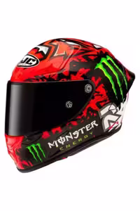 کلاه کاسکت موتورسیکلت قرمز ایمنی کوارتارو Ii Mc1 برند کره اچ جی سی HJC