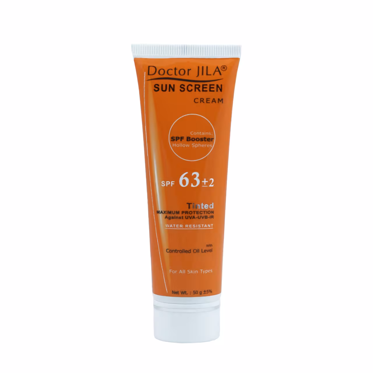 کرم ضد آفتاب دکتر ژیلا مدل Tinted با Spf 63 حجم 50میلی لیتر