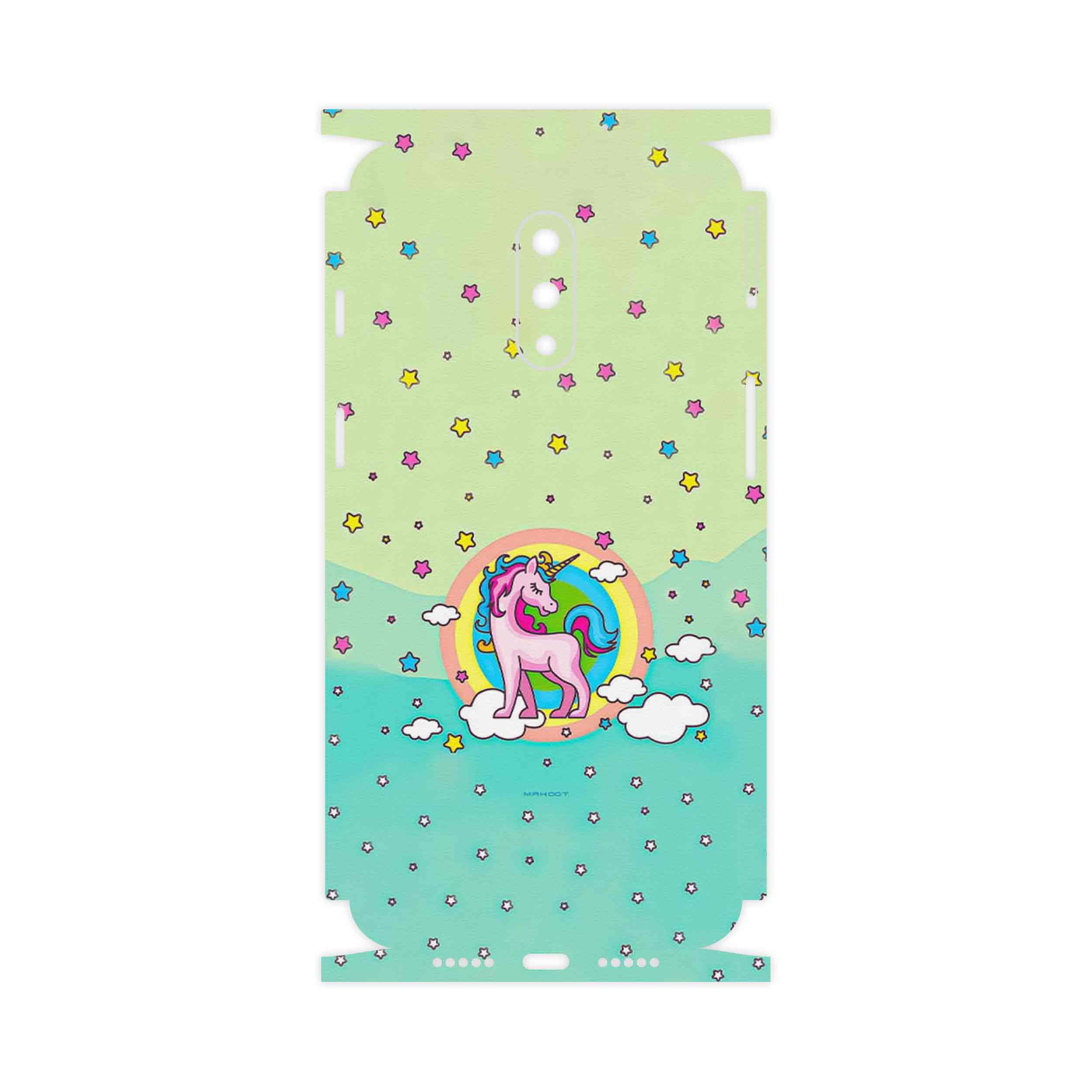 برچسب پوششی ماهوت مدل Rainbow unicorn adventure-FullSkin مناسب برای گوشی موبایل وان پلاس 7