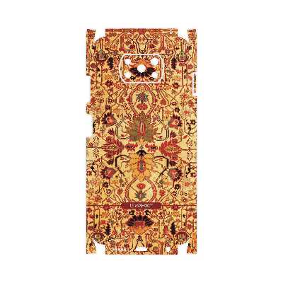برچسب پوششی ماهوت مدل Persian-Carpet-Yellow-FullSkin مناسب برای گوشی موبایل شیائومی Poco X3 NFC