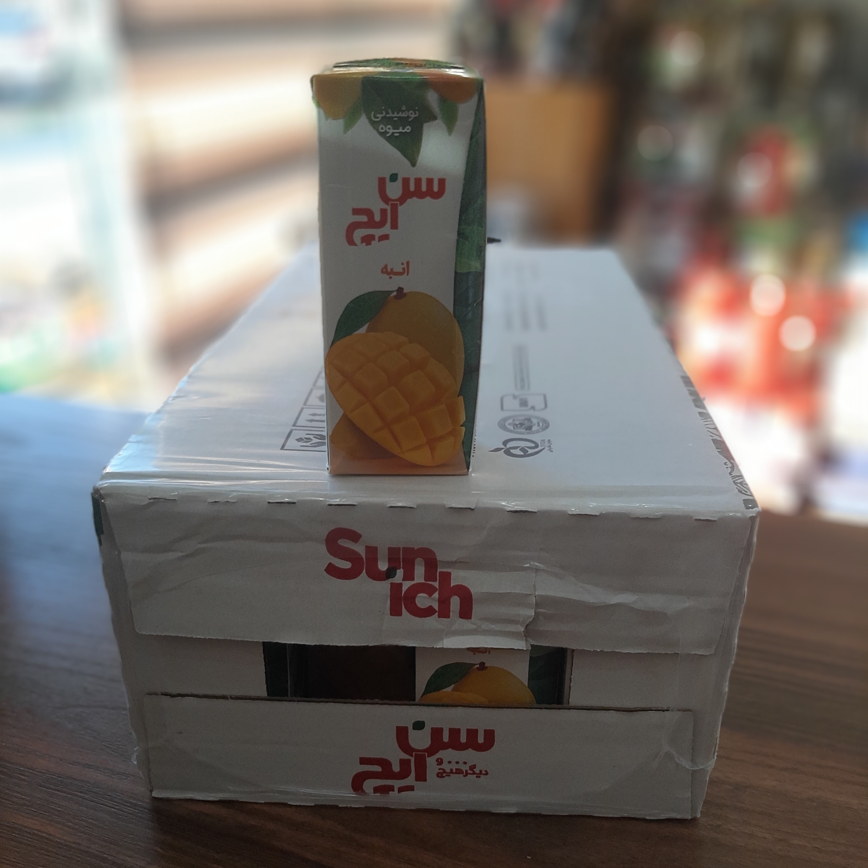آب میوه انبه 200 سی سی سن ایچ باکس 36 عددی