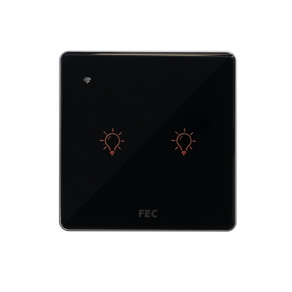 کلید لمسی دو پل هوشمند فاین الکتریک مدل FEC-WSW-02