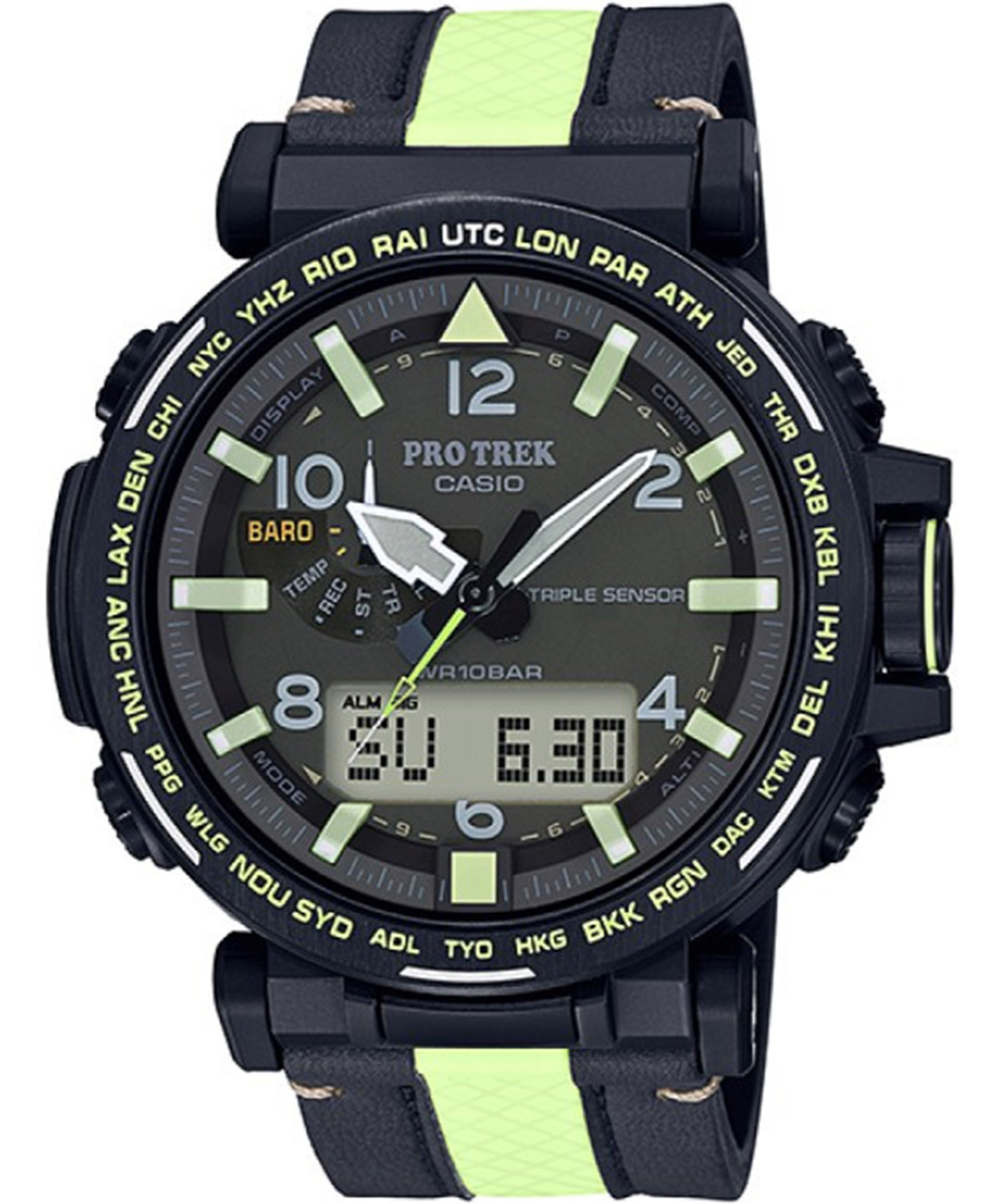 ساعت مچی مردانه کاسیو، زیرمجموعه PRO TREK, کد PRG-650YL-3DR